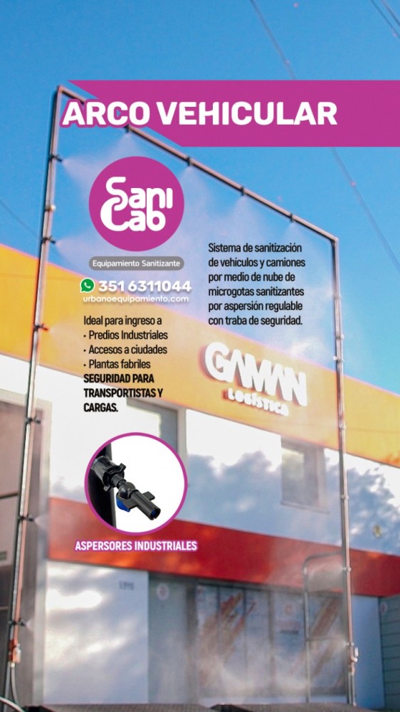 SANICAB ARCO VEHICULAR