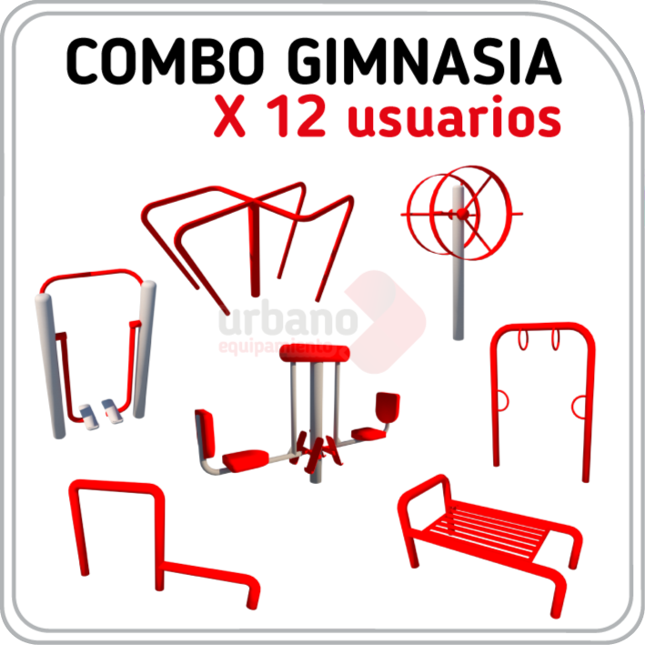 COMBO GYM X 12 USUARIOS