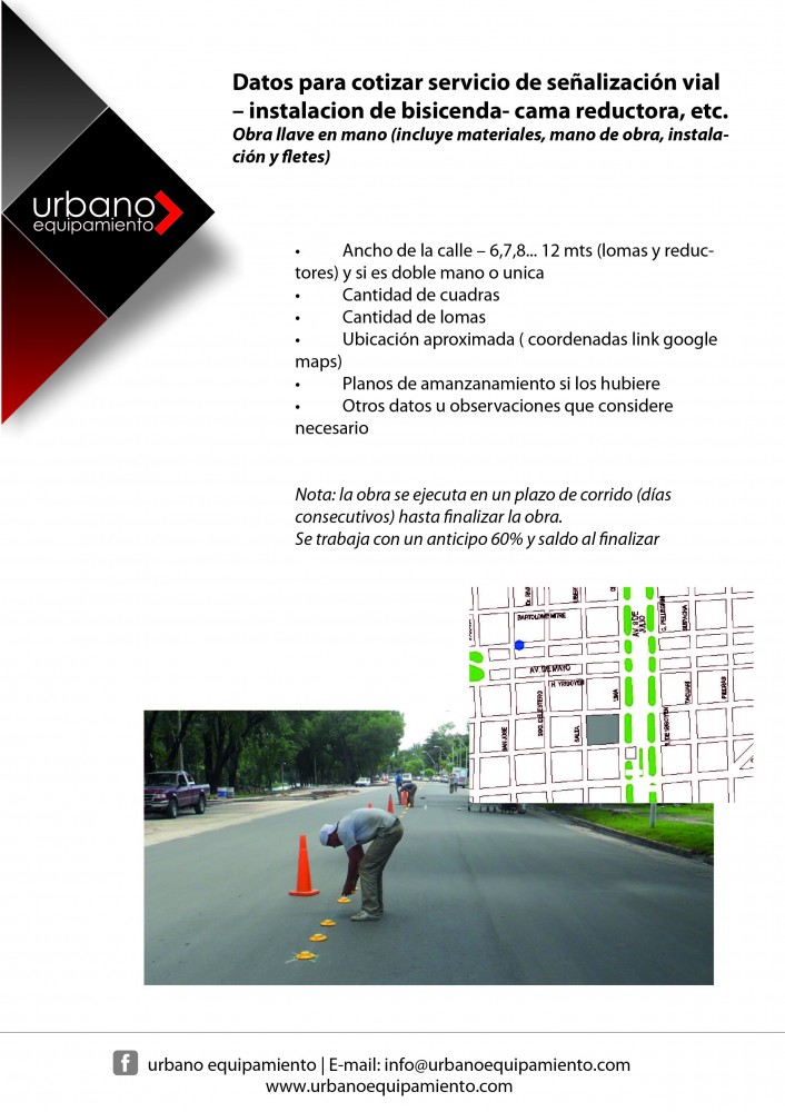 SERVICIO DE SEÑALIZACION VIAL